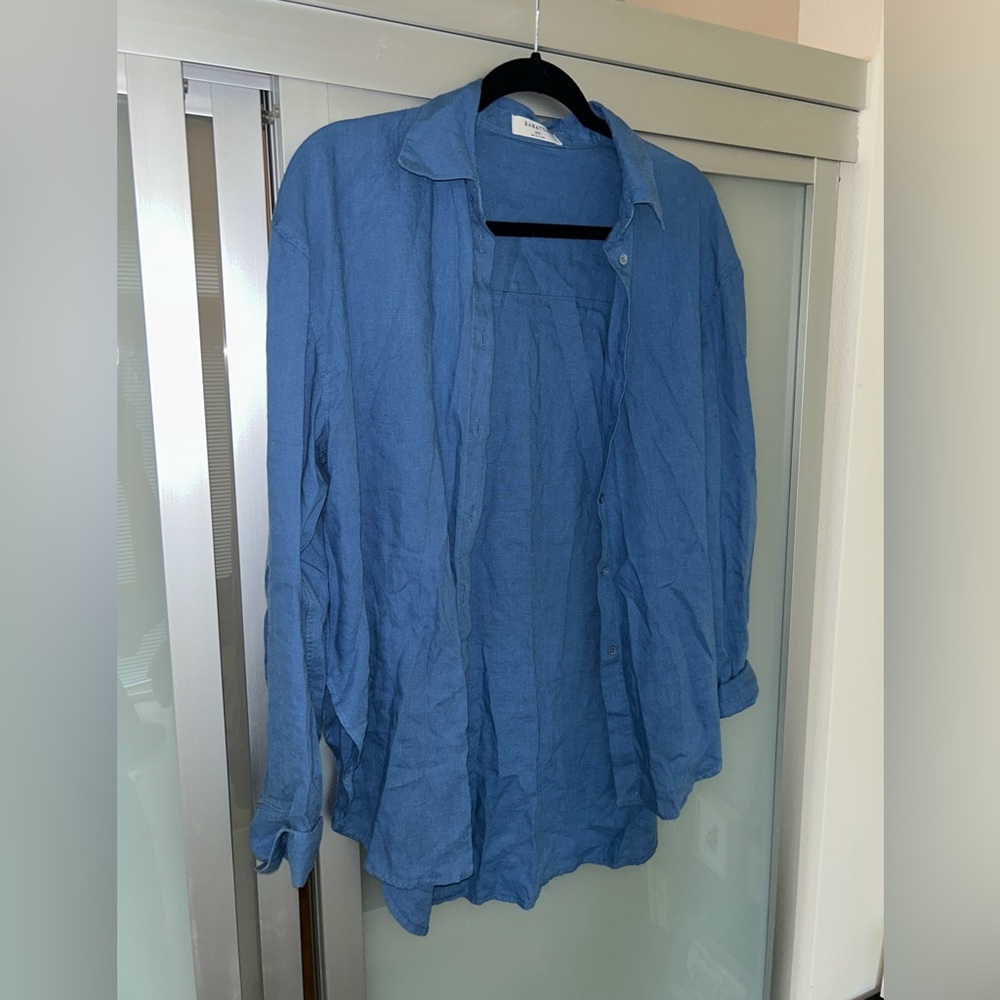 Blue button down - Aritzia/Babaton